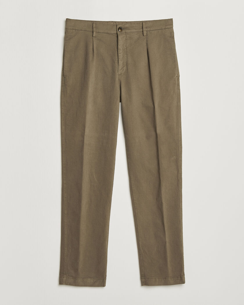 Canali Cotton/Cashmere Chinos Taupe – Marrone