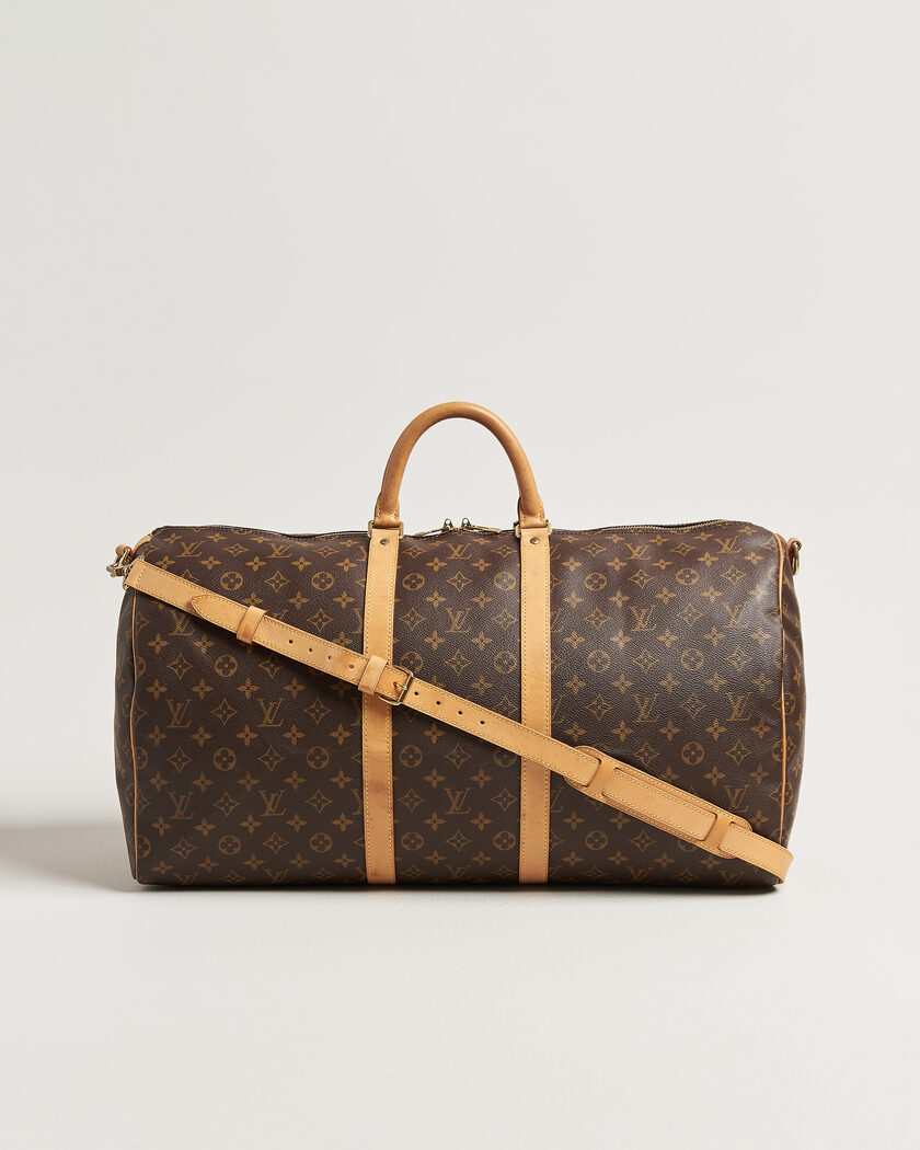 Louis Vuitton Pre-Owned Keepall 55 Bandouliére Monogram – Marrone