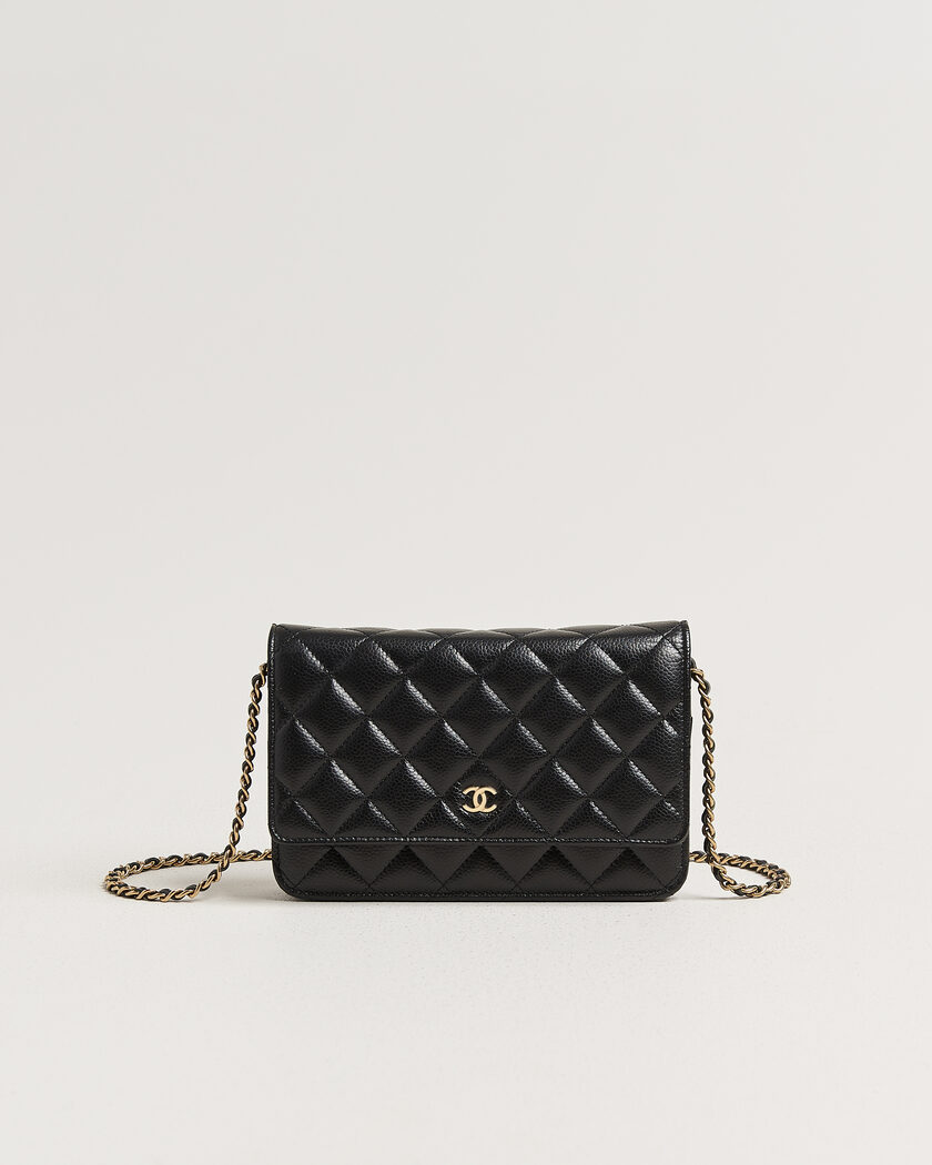 Chanel Pre-Owned Wallet On Chain Caviar Leather Black – Nero