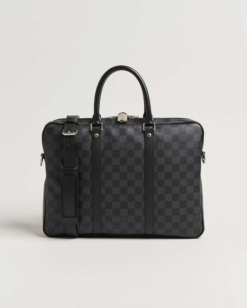 Louis Vuitton Pre-Owned Porte Documents Damier Graphite – Grigio