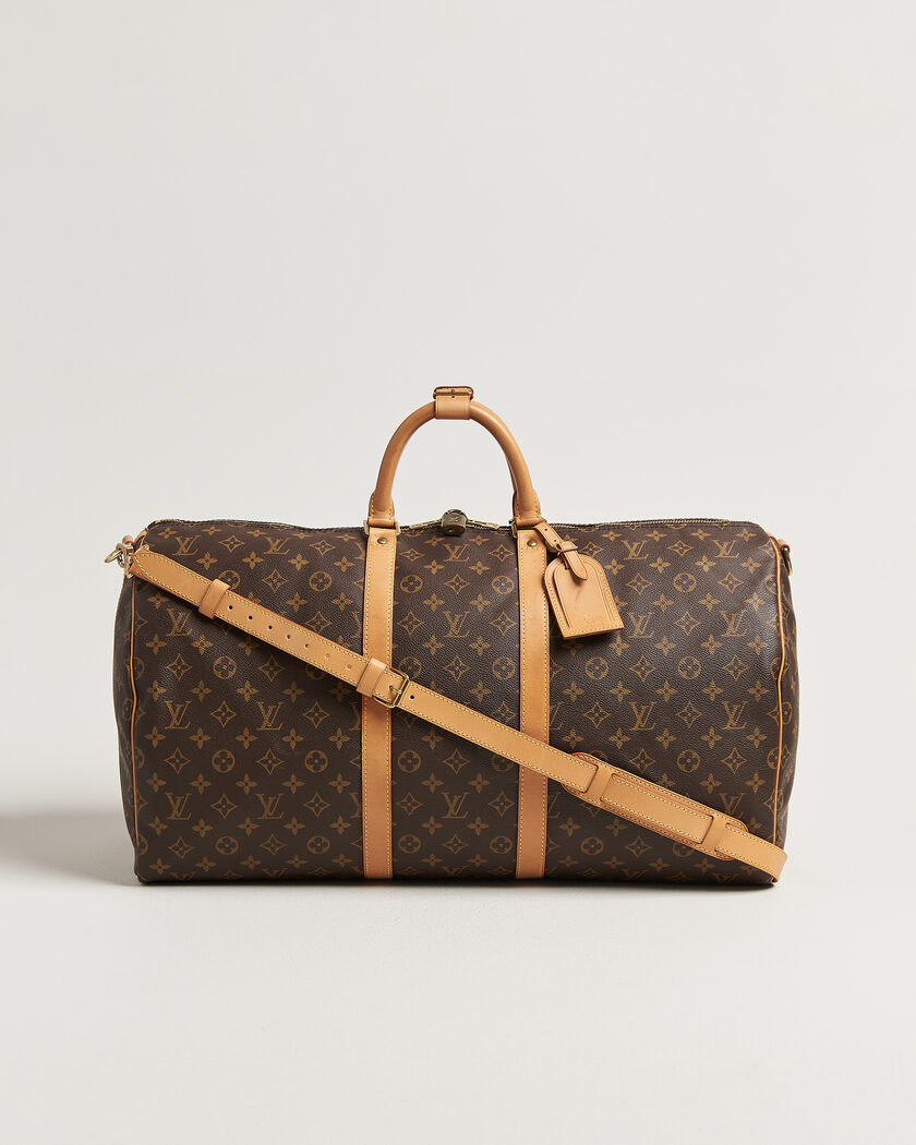 Louis Vuitton Pre-Owned Keepall 55 Bandouliére Monogram – Marrone