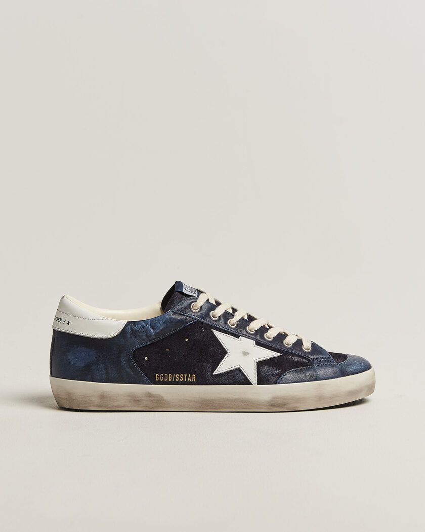 Golden Goose Super-Star Sneakers Dark Blue – Blu