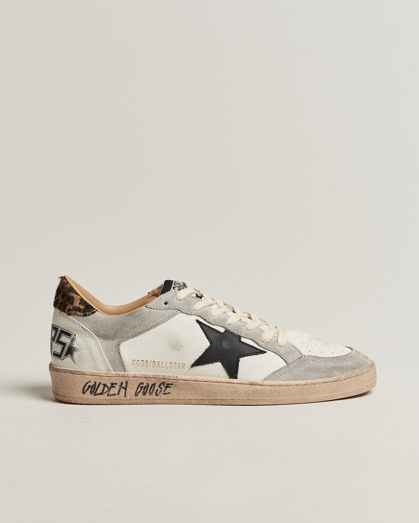 Golden Goose Ball Star Sneakers White/Grey – Bianco