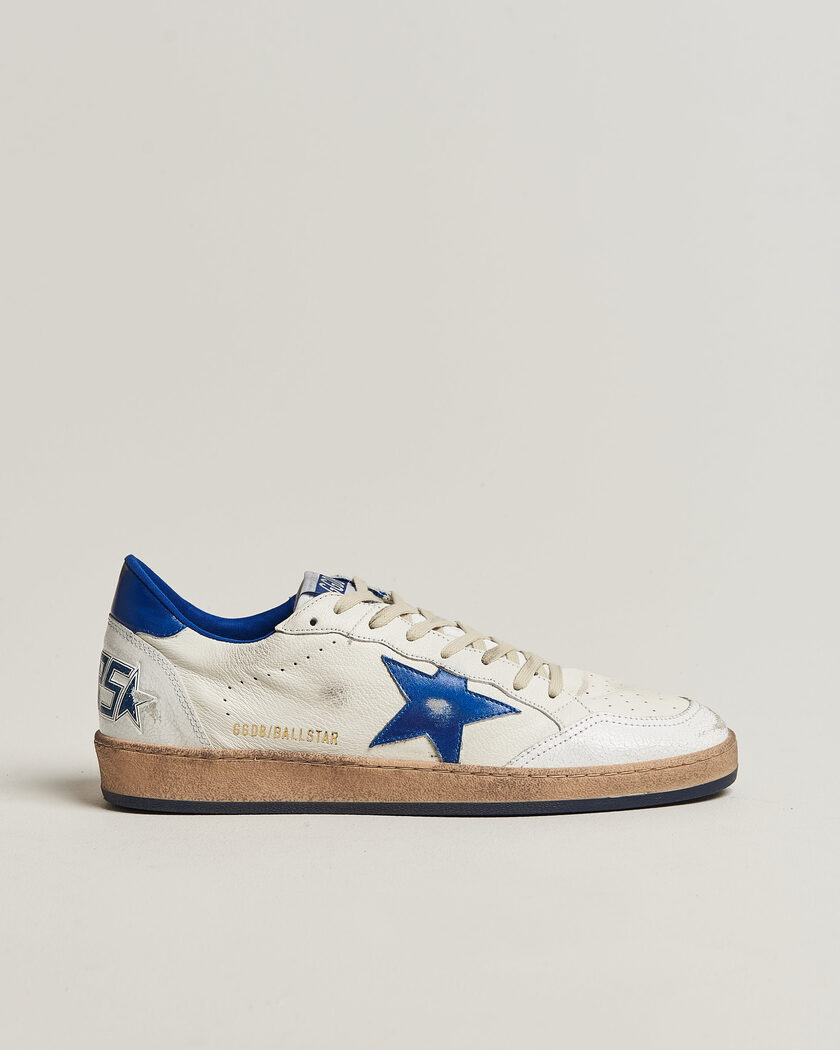 Golden Goose Ball Star Sneakers White/Blue – Bianco
