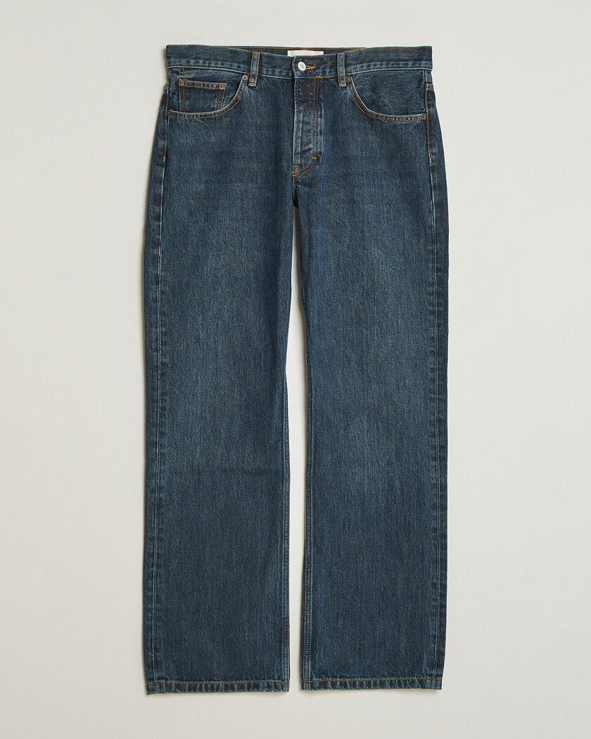 Jeanerica Arrow Straight Jeans Honey Mid Blue – Blu