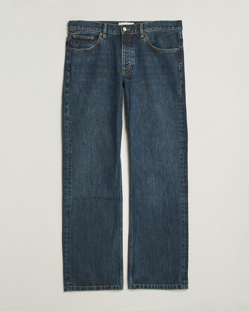 Jeanerica Arrow Straight Jeans Honey Mid Blue – Blu