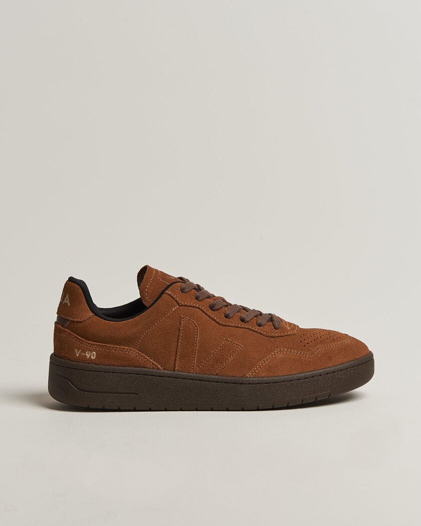 Veja V-90 Suede Sneaker Full Cognac/Eagle – Marrone