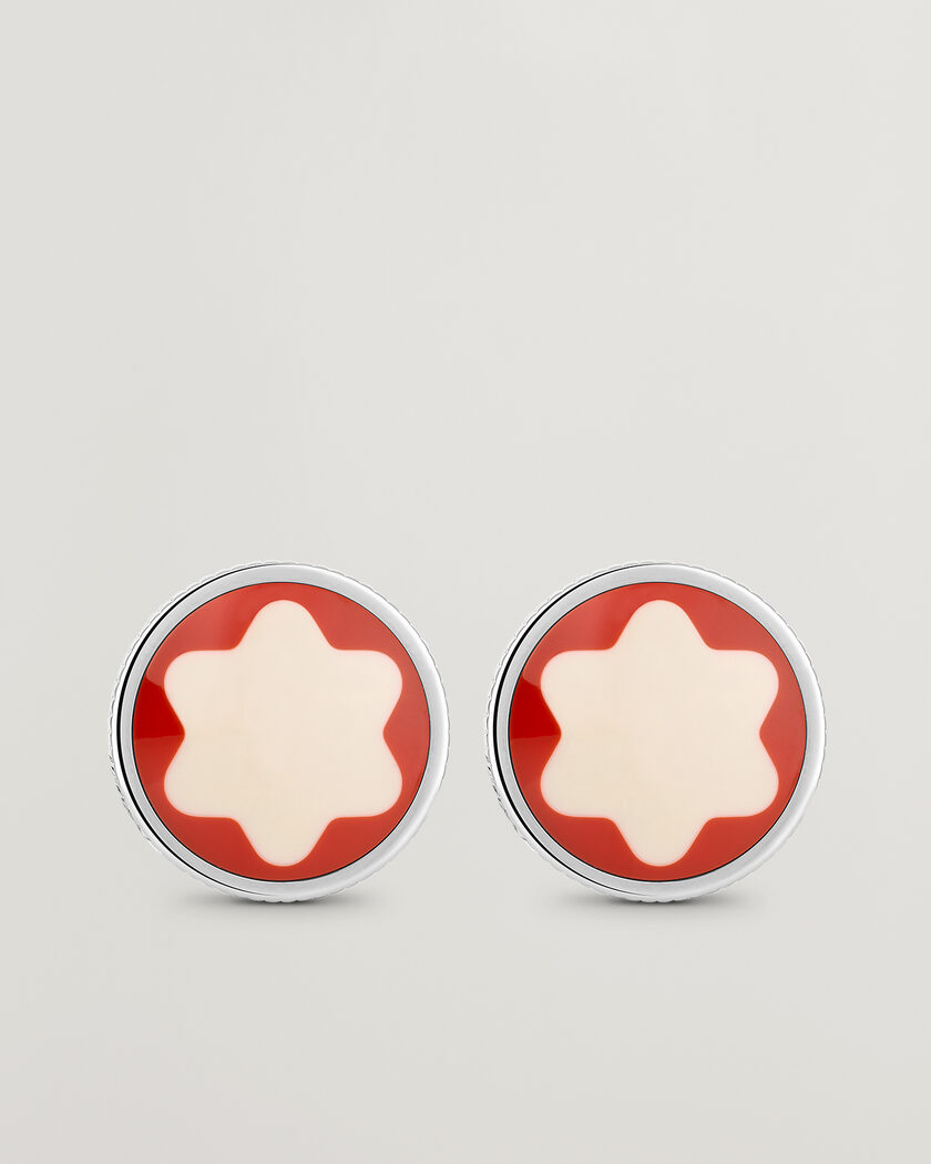 Montblanc Cufflinks Heritage Rouge et Noir – Argento