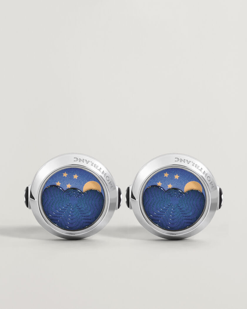 Montblanc Cufflinks Moonphase Movement – Argento