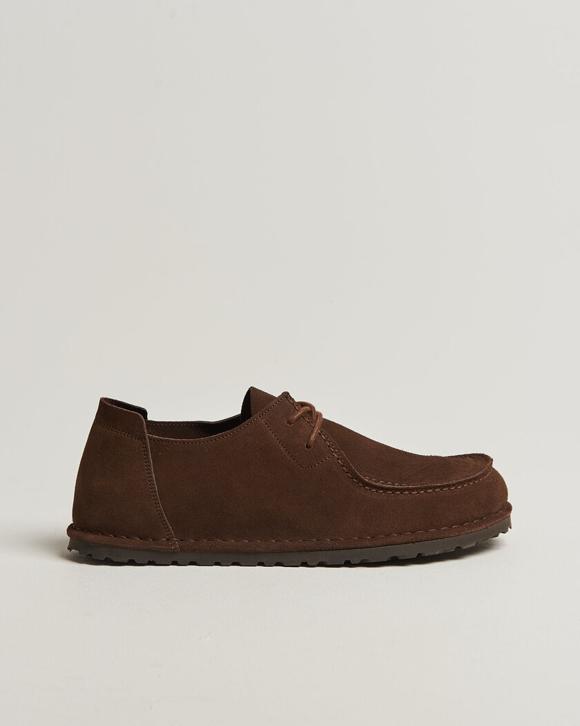BIRKENSTOCK Utti Lace Loafer Carafe Suede – Marrone