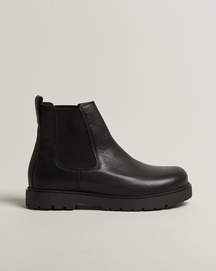 BIRKENSTOCK Highwood Leather Chelsea Boot Black – Nero