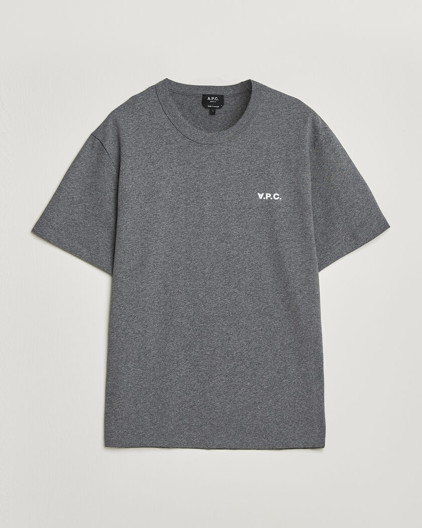 A.P.C. Boxy Fit Petit VPC T-Shirt Heathered Anthracite – Grigio