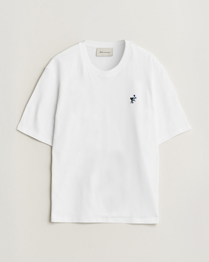 AMI Tulip Logo T-Shirt White – Bianco
