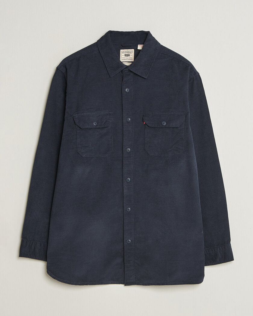 Levi's Jackson Corduroy Worker Shirt Nightfall Navy – Blu