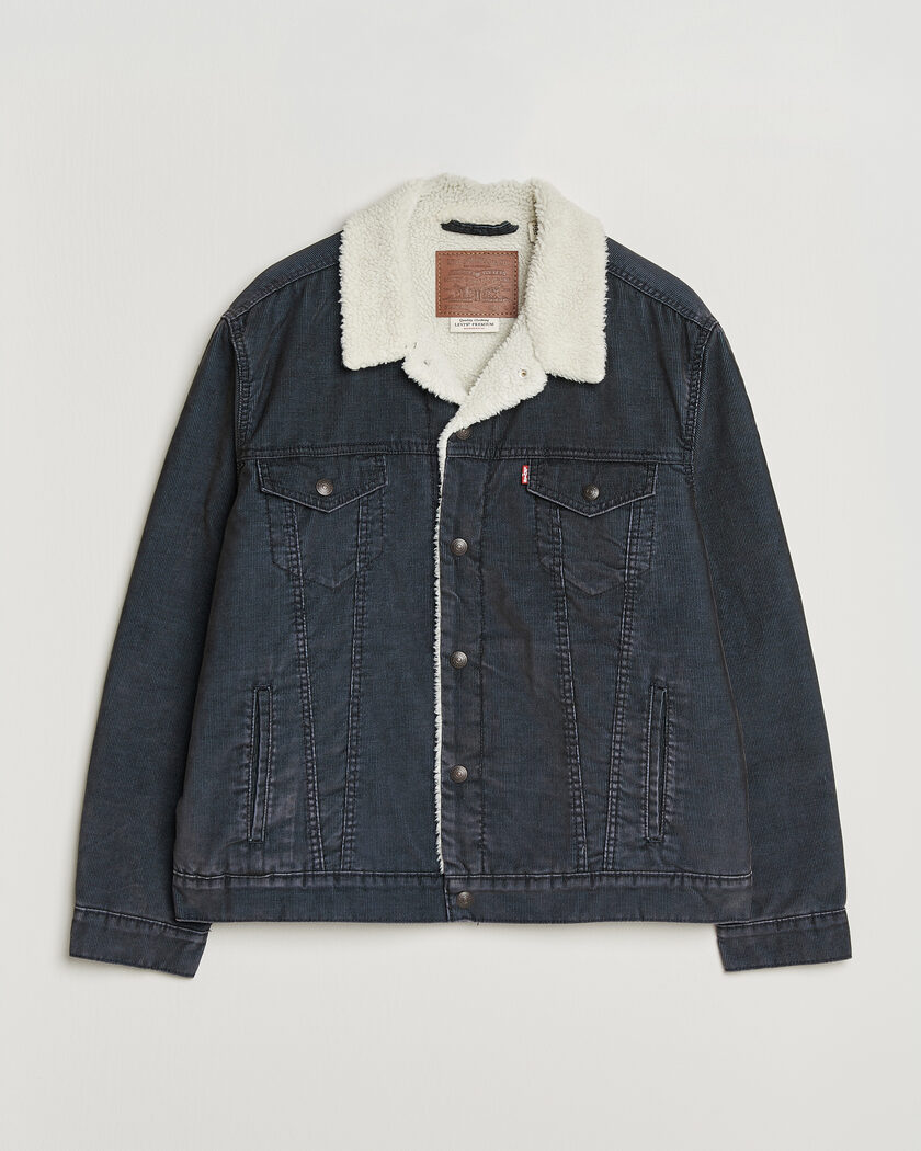 Levi's Type 3 Sherpa Trucker Worn-In Delft Steelhead – Grigio