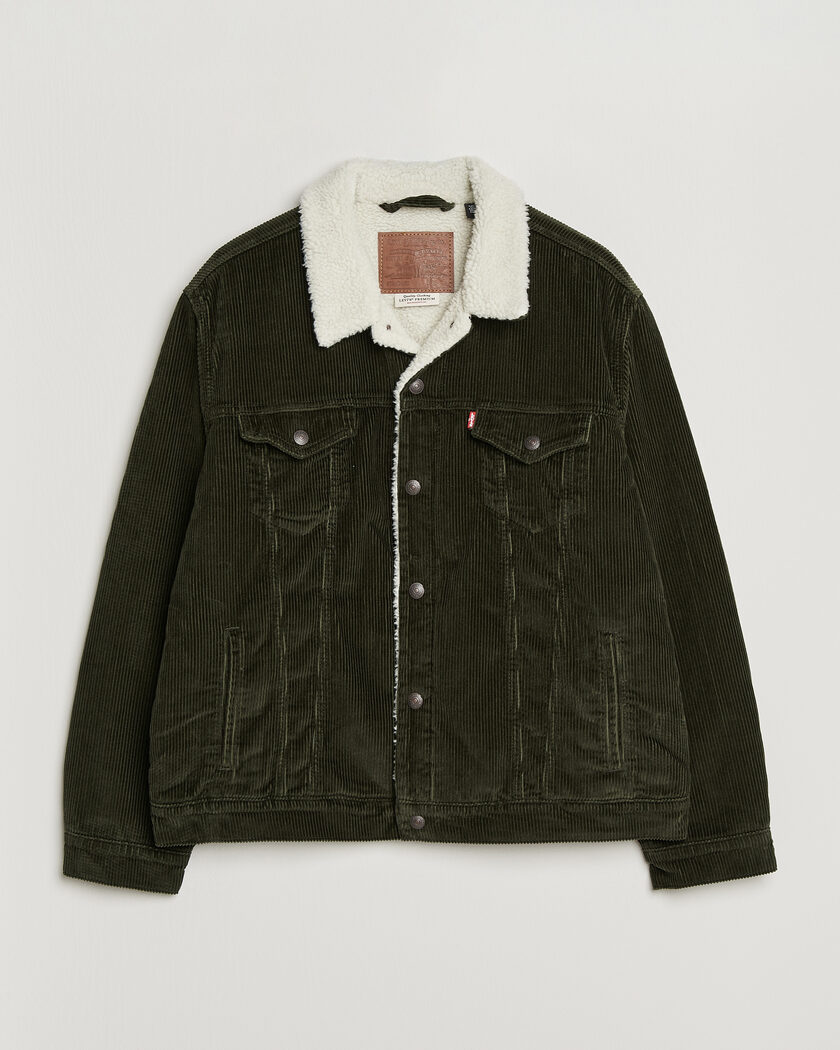 Levi's Type 3 Sherpa Trucker Rosin – Verde