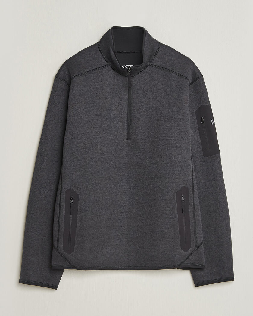 Arc'teryx Covert Half Zip Black Heather – Nero