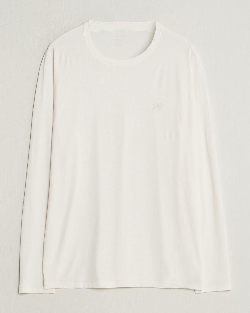 Arc'teryx Cormac Long Sleeve T-Shirt Arctic Silk – Bianco