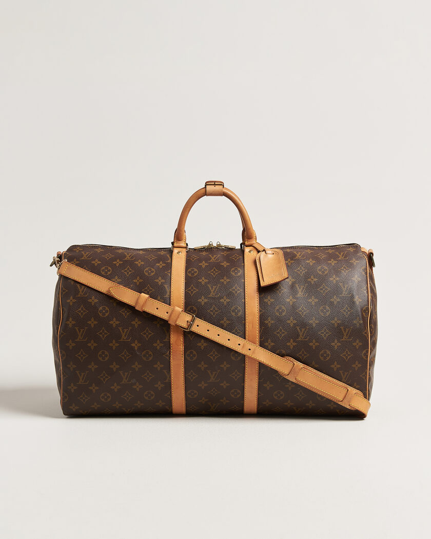Louis Vuitton Pre-Owned Keepall Bandouliére 55 Monogram – Marrone