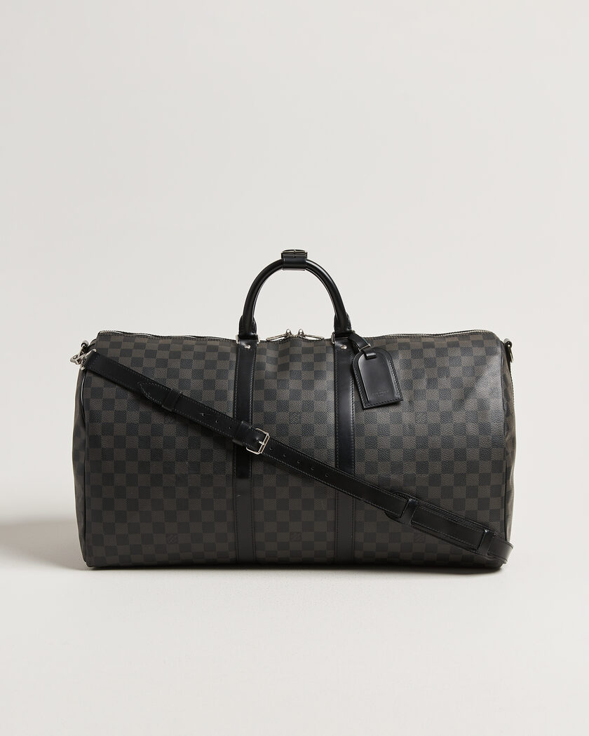 Louis Vuitton Pre-Owned Keepall Bandouliére 55 Damier Graphite – Grigio
