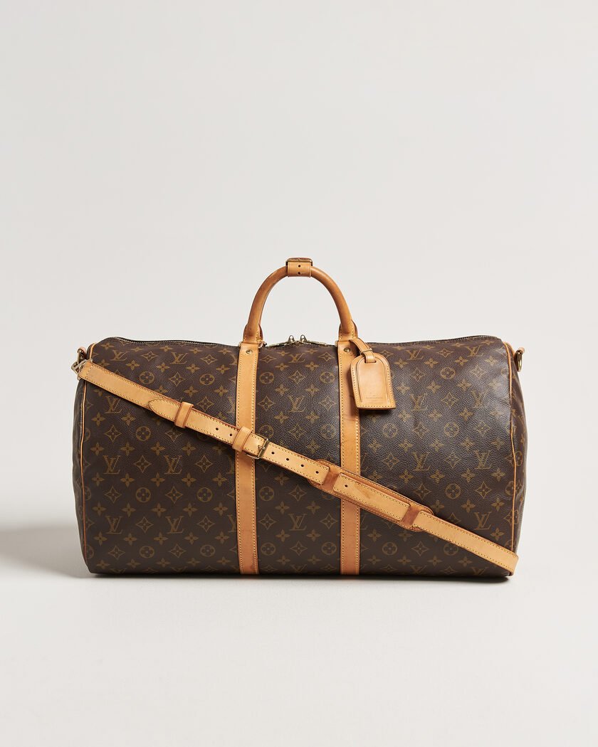 Louis Vuitton Pre-Owned Keepall Bandouliére 55 Monogram – Marrone
