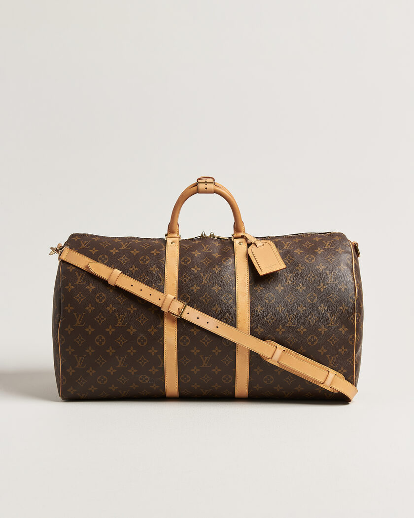 Louis Vuitton Pre-Owned Keepall Bandouliére 55 Monogram – Marrone