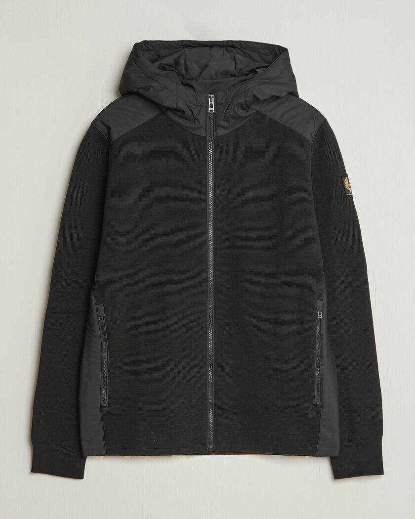 Belstaff Console Hooded Hybrid Jacket Black – Nero