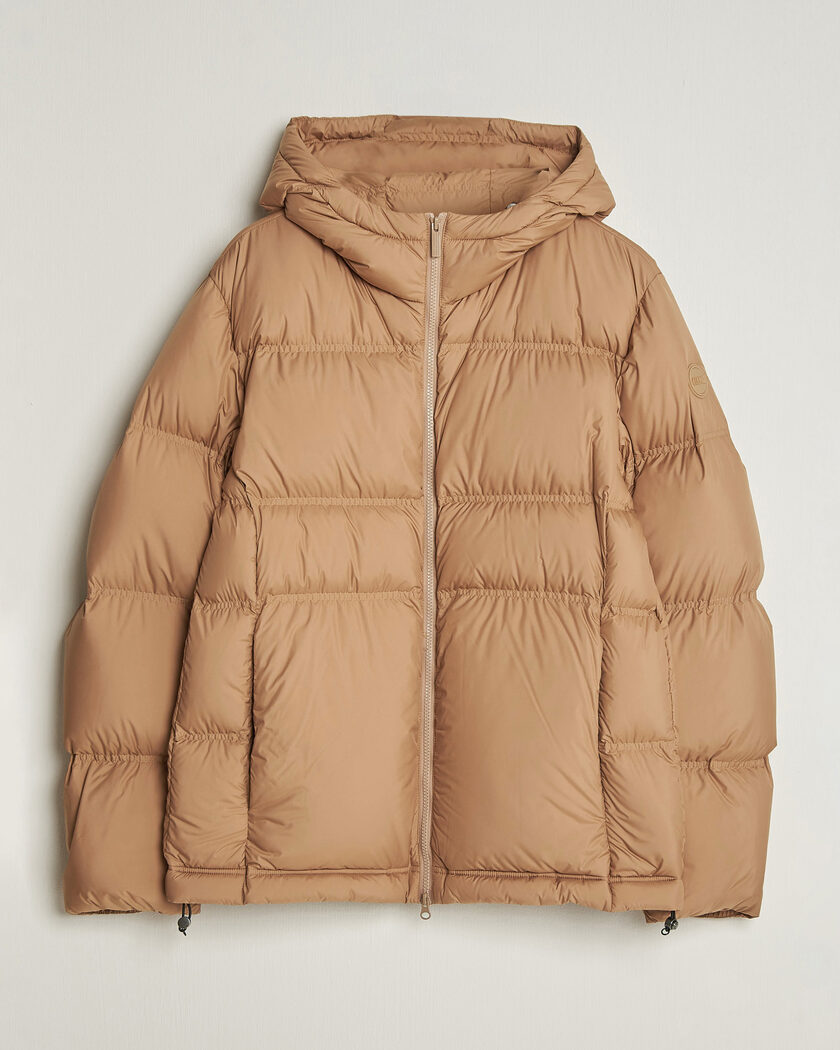 Colmar Hood Down Jacket Marrakech – Marrone