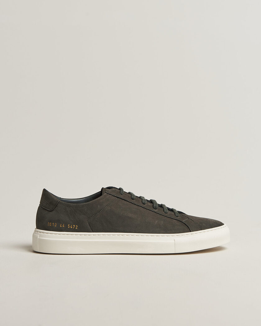 Common Projects Original Achilles Nubuck Sneaker Dark Grey – Grigio