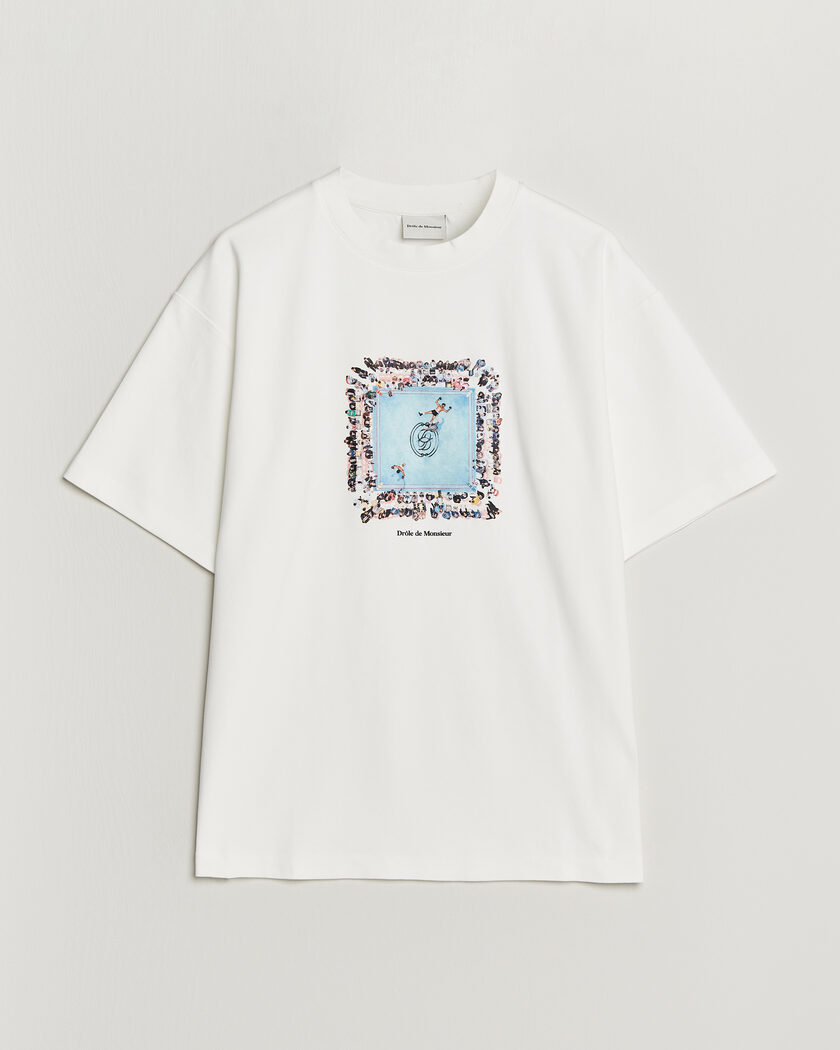 Drôle de Monsieur Boxers Ring T-Shirt Off White – Bianco