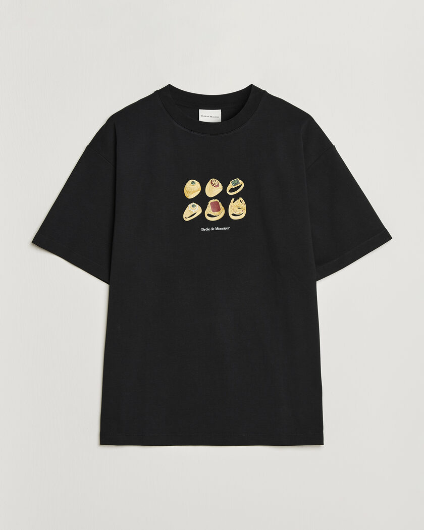 Drôle de Monsieur Rings T-Shirt Black – Nero