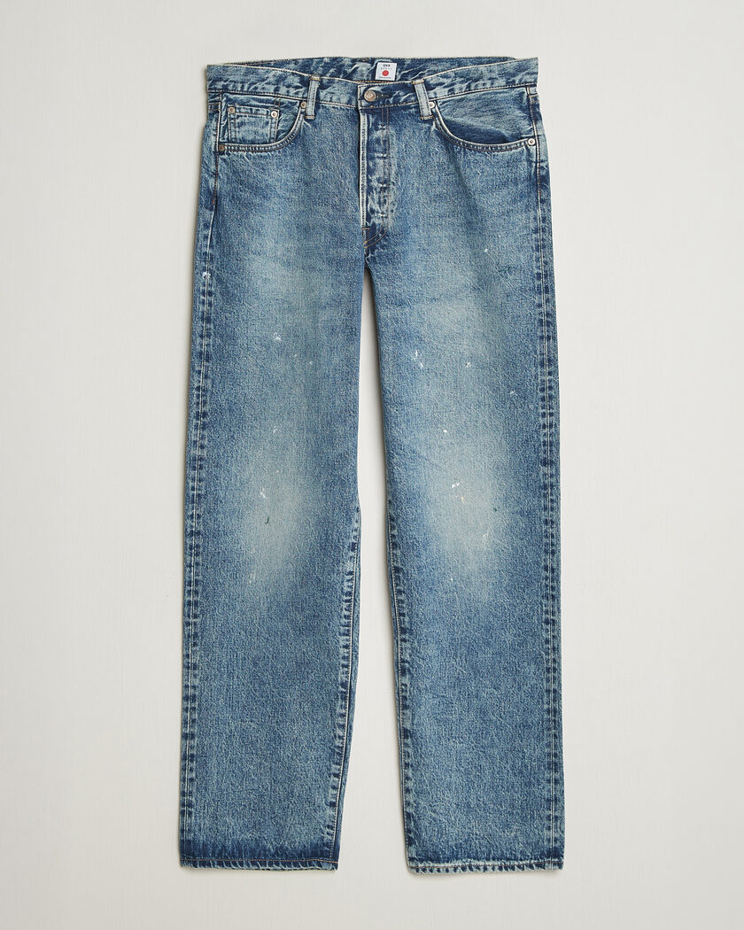 EDWIN Loose Straight Rainbow Selvage Jeans Mid Used – Blu