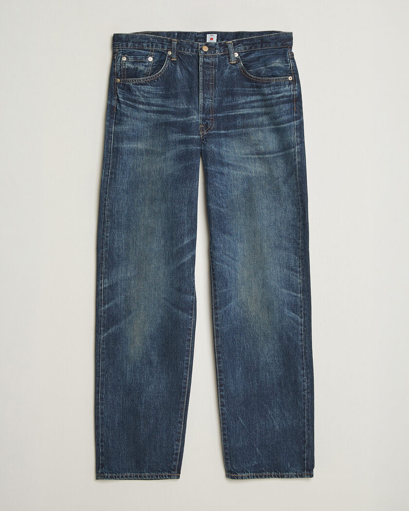 EDWIN Loose Straight Rainbow Selvage Jeans Dark Used – Blu