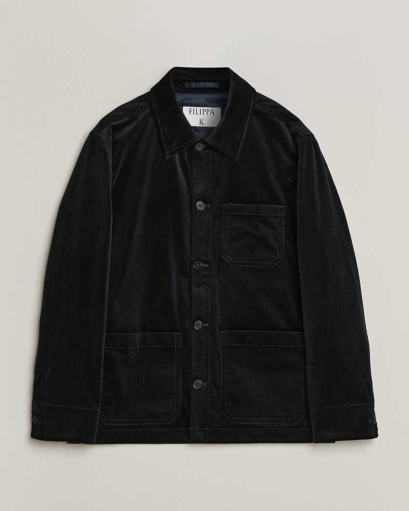 Filippa K Taylor Corduroy Overshirt Navy – Blu