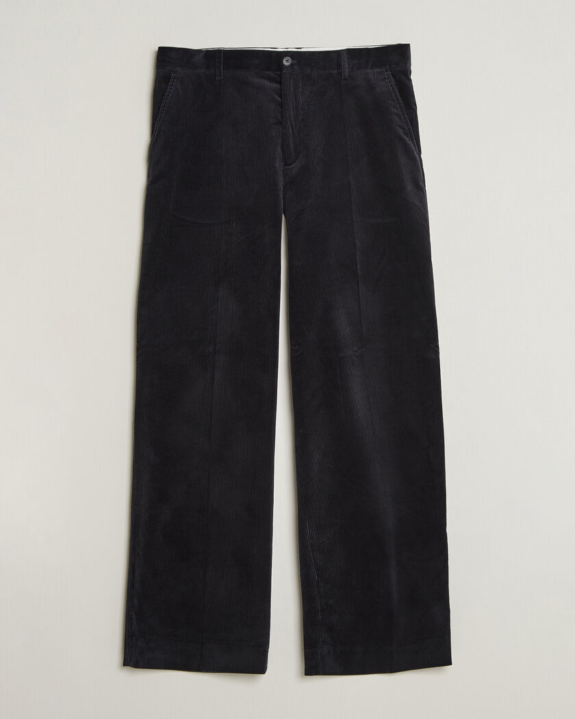 Filippa K Hector Corduroy Trousers Dark Navy – Blu