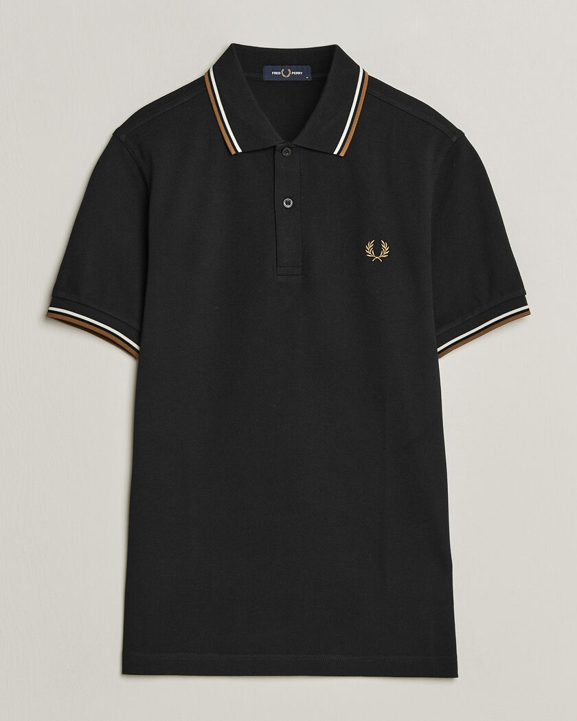 Fred Perry Twin Tipped Polo Shirt Black – Nero