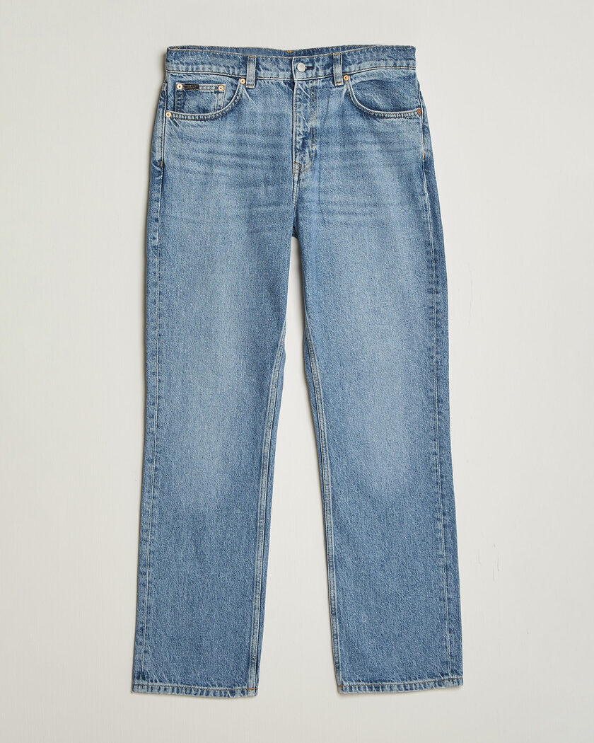 Gant Straight Fit Jeans Mid Blue Broken In – Blu