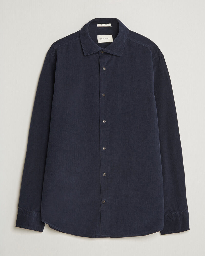 Gant Regular Fit Baby Cord Shirt Evening Blue – Blu