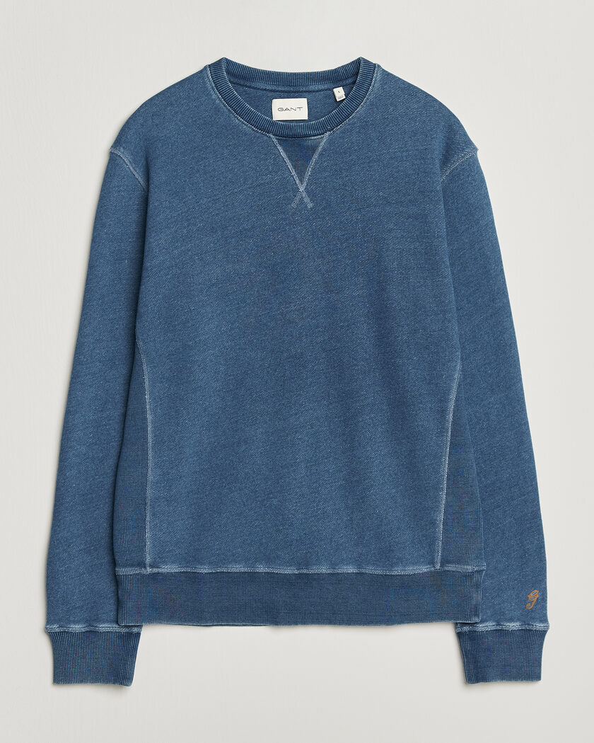 Gant Vintage Crew Neck Sweatshirt Indigo – Blu