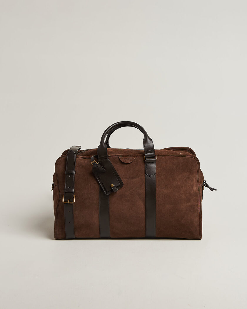 Gant Suede Duffle Bag Soil Brown – Marrone