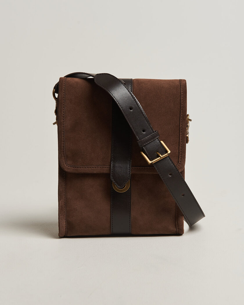 Gant Suede Shoulder Bag Soil Brown – Marrone