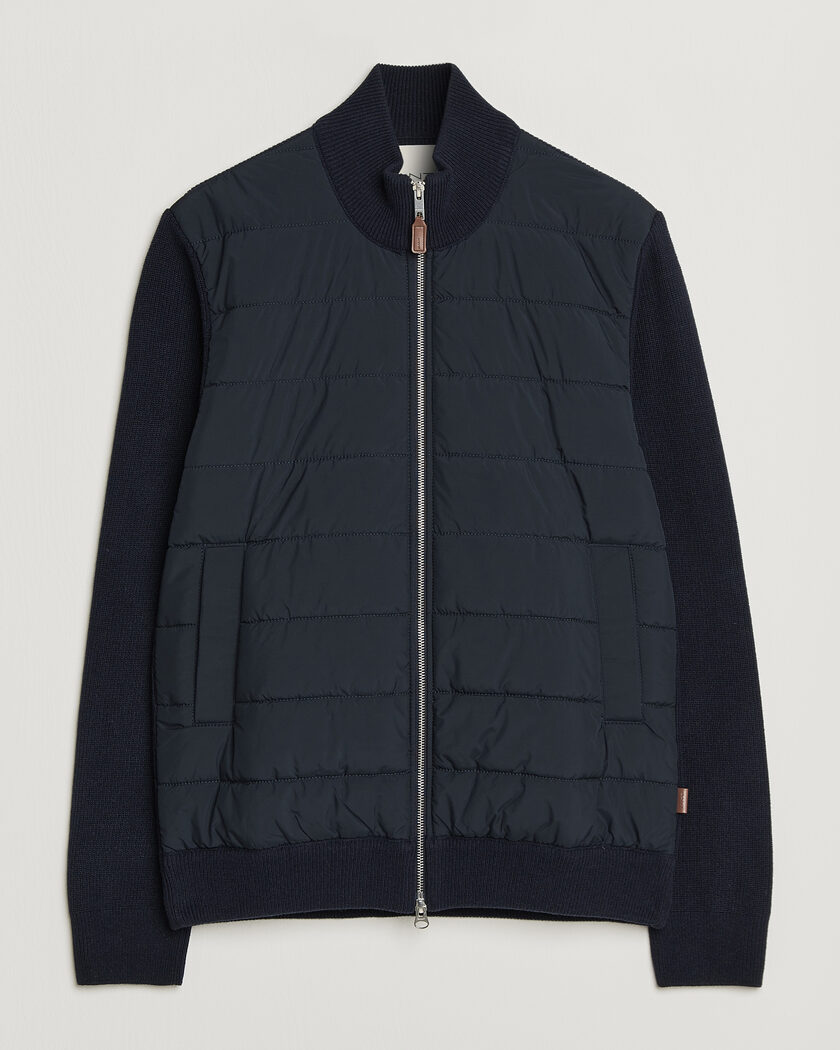 Gant Hybrid Full Zip Evening Blue – Blu