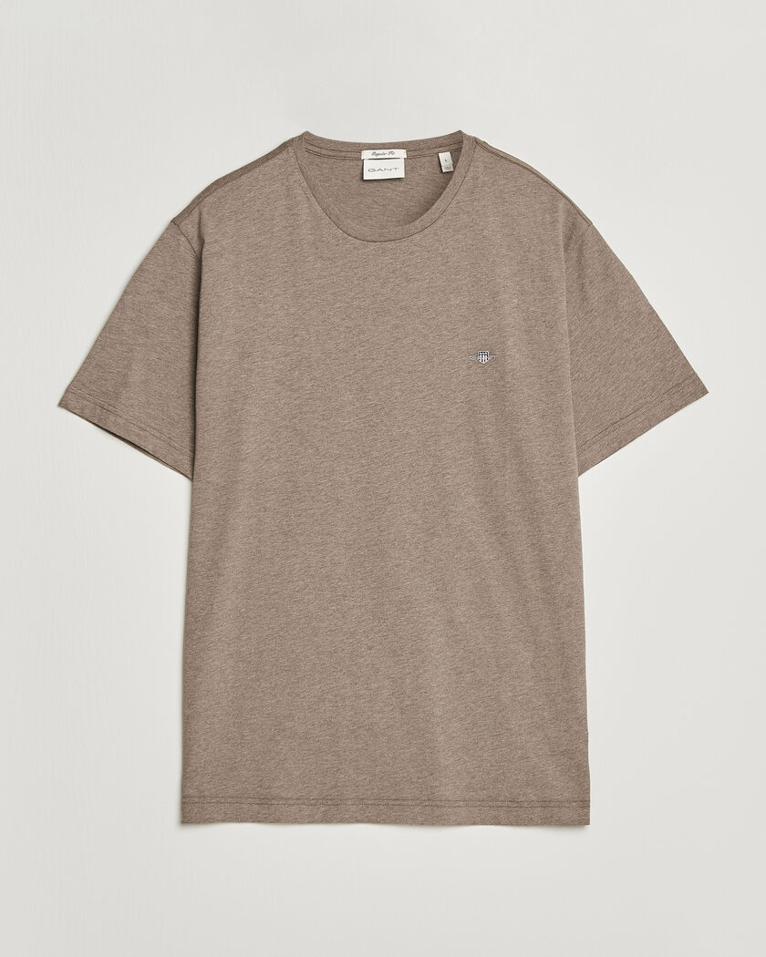 Gant The Original T-Shirt Dark Hazelnut Melange – Marrone