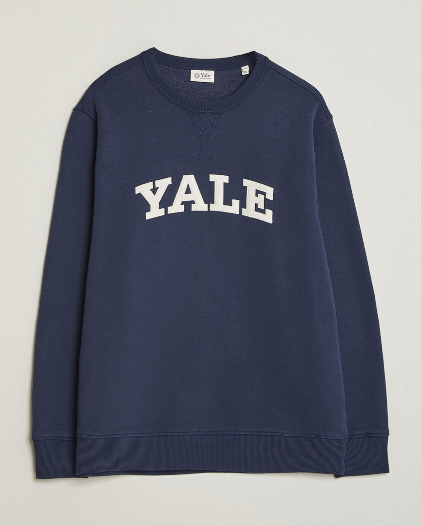 Gant YALE Crew Neck Sweatshirt Marine – Blu