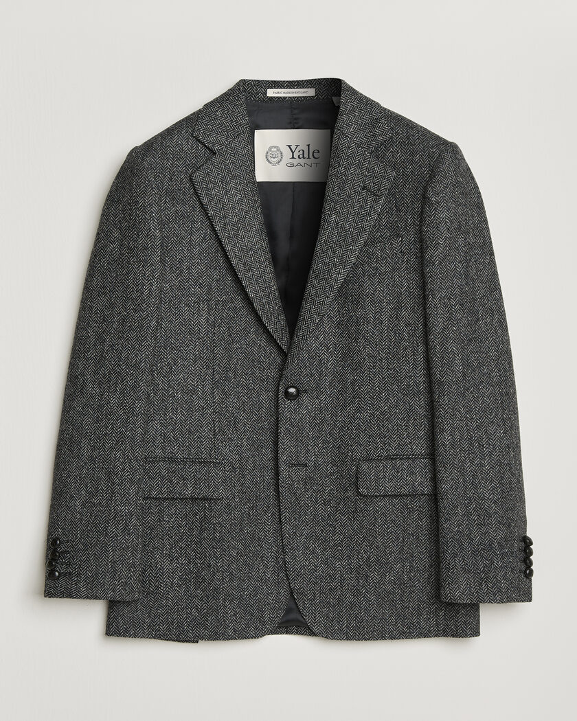 Gant YALE Tweed Blazer Black Grey – Grigio
