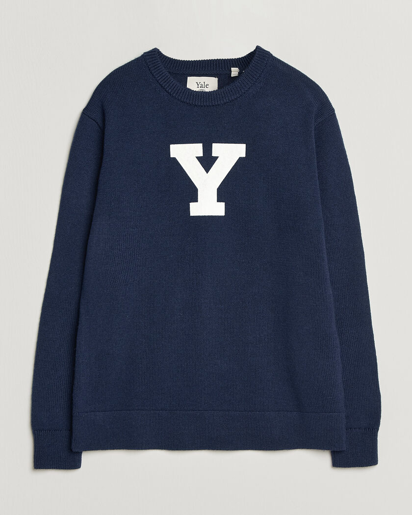 Gant YALE Merino Crew Neck Marine – Blu
