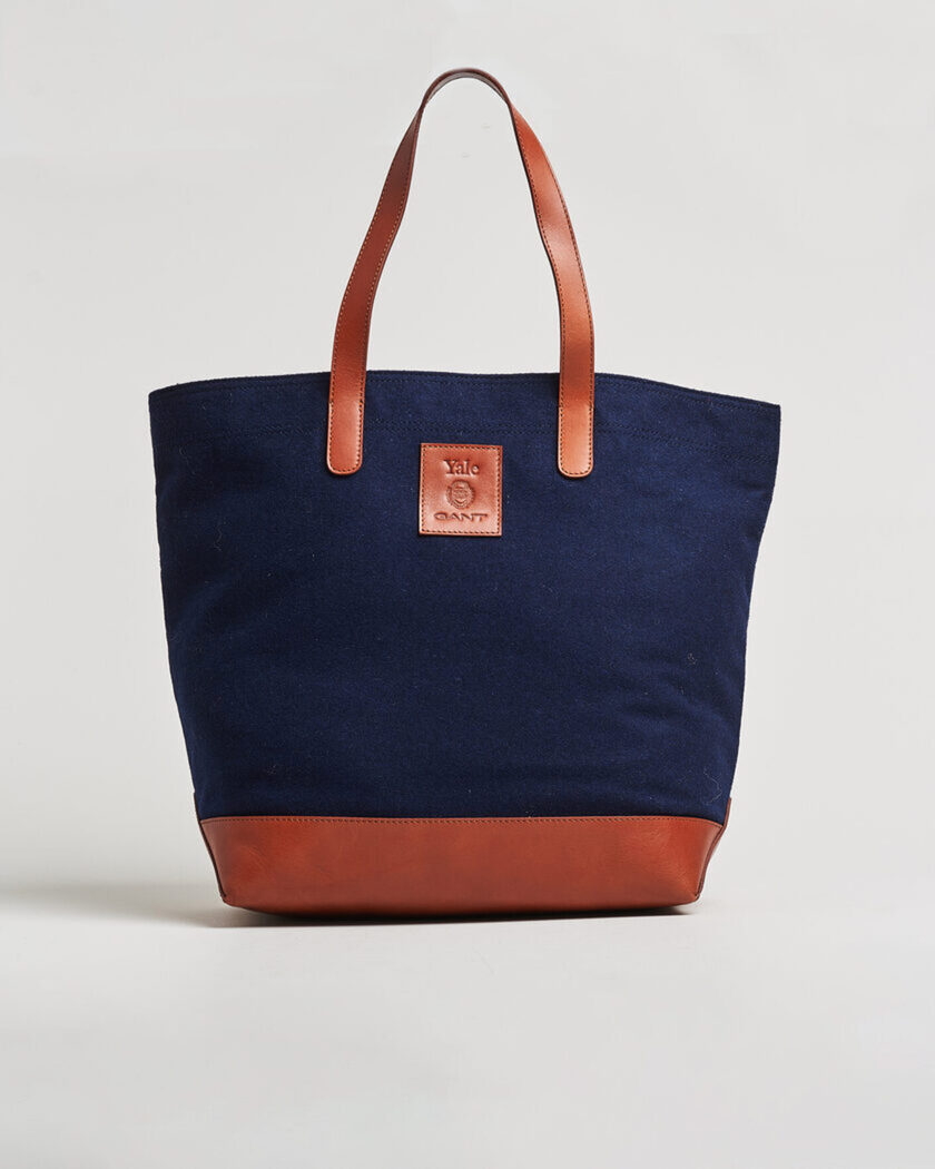 Gant YALE Melton Tote Bag Marine – Blu