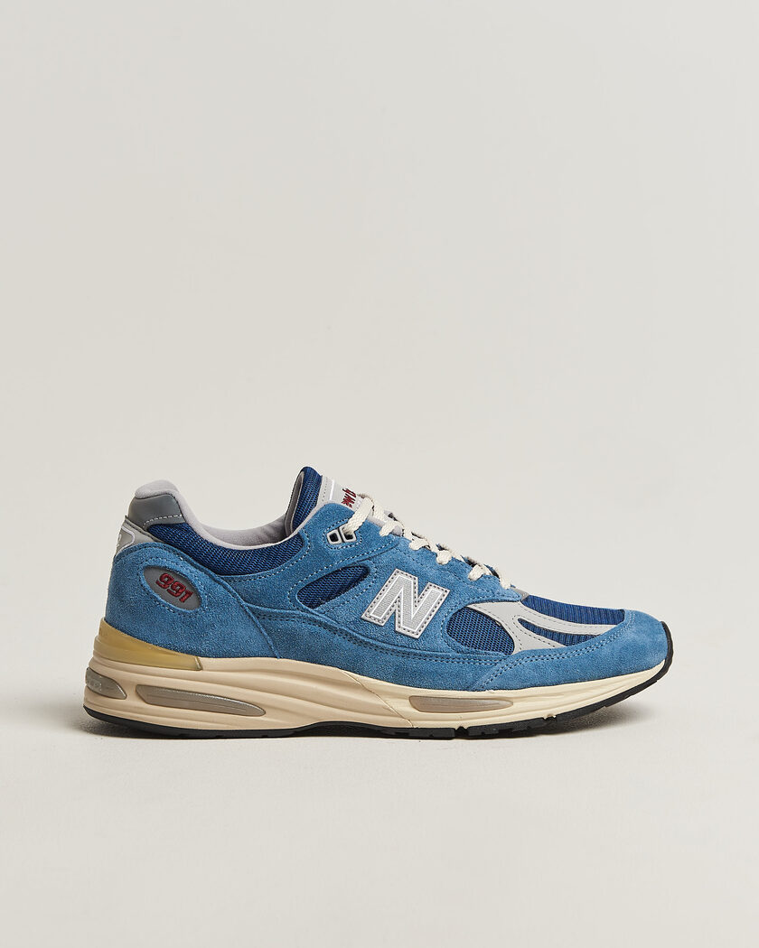 New Balance Made In US & UK New Balance Made in Made in UK 991v2 Vintage Sports Bluesteel – Blu