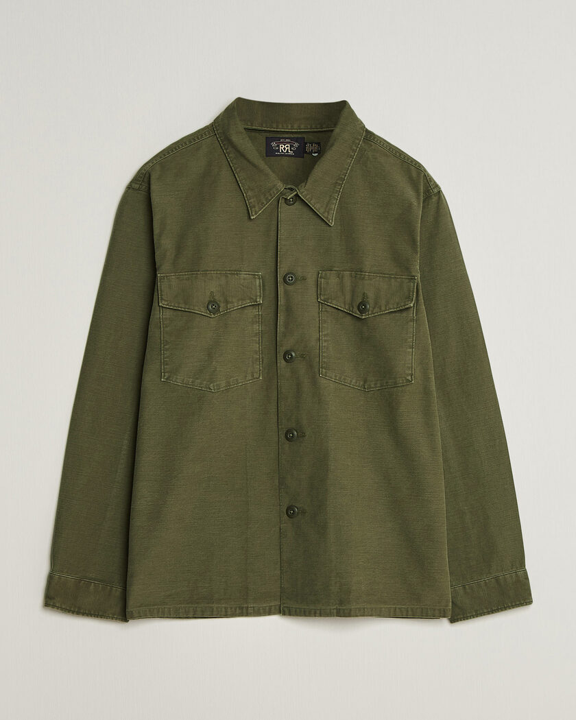 RRL Regiment Overshirt Olive – Verde