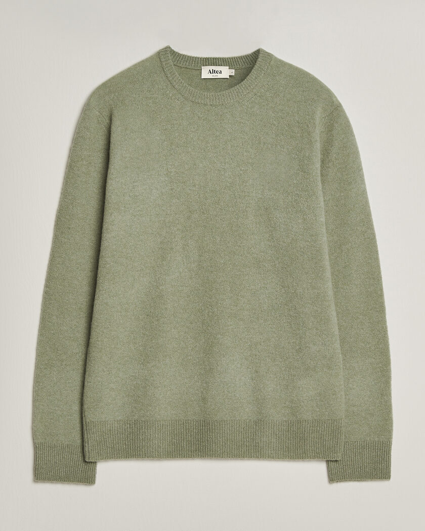  Altea Cloud Cashmere Blend Sweater Mint Green – Verde
